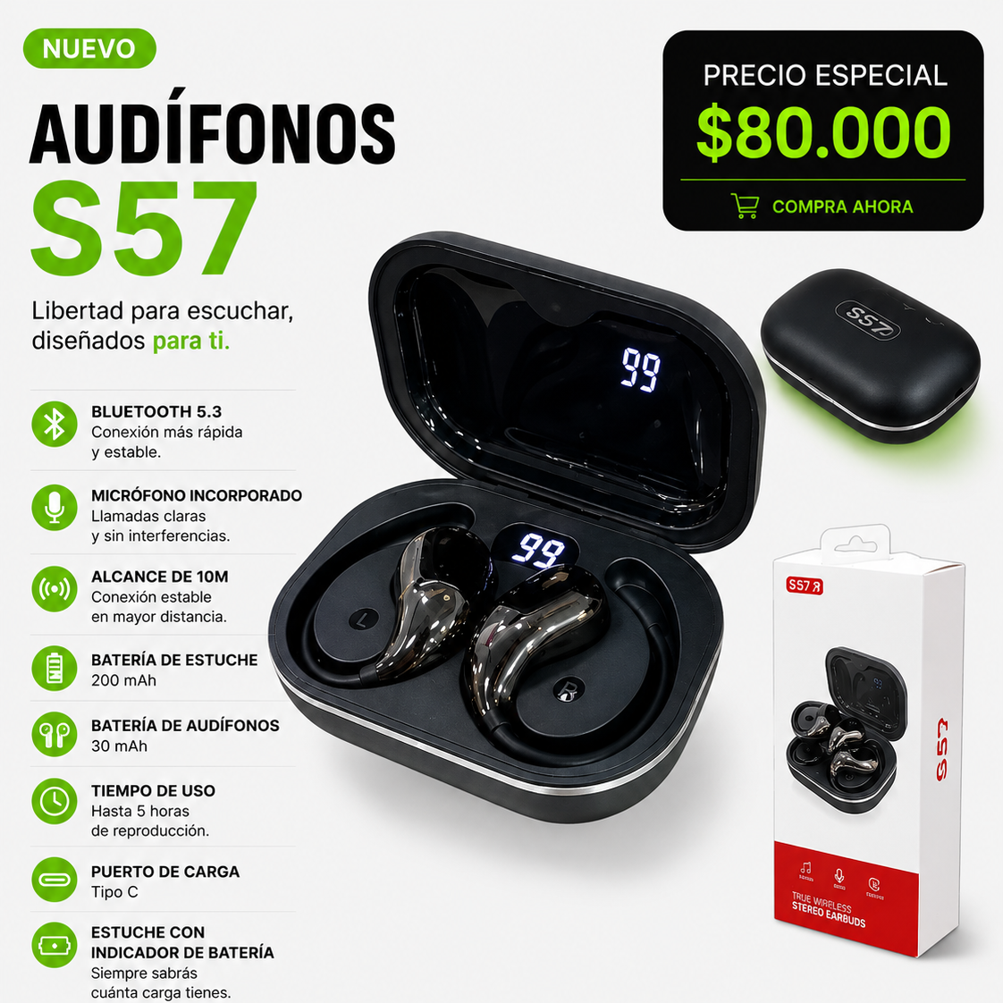 Audífonos S57